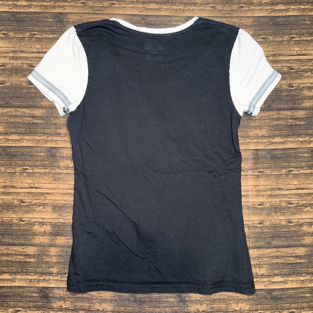 NFL Team Apparel T-Shirt Women M Black New Orleans Saints Graphic Tee - Picture 2 of 6